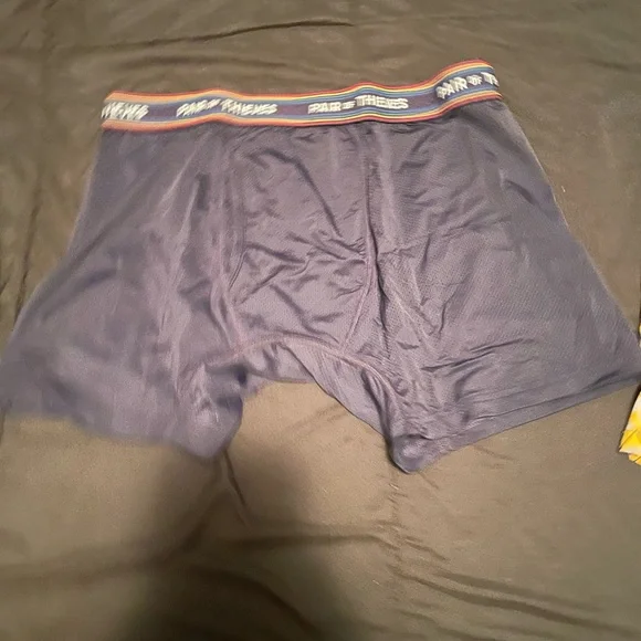 Pair of Thieves Navy Boxer Briefs for Men - Picture 3 of 4